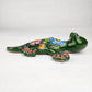 Green Talavera Salamander – Handcrafted Mexican Folk Art