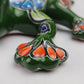 Green Talavera Salamander – Handcrafted Mexican Folk Art
