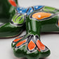 Green Talavera Salamander – Handcrafted Mexican Folk Art