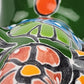 Green Talavera Salamander – Handcrafted Mexican Folk Art