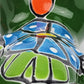 Green Talavera Salamander – Handcrafted Mexican Folk Art