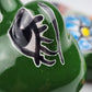 Green Talavera Salamander – Hand-Painted Garden Wall Decor