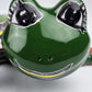 Green Talavera Salamander – Hand-Painted Garden Wall Decor