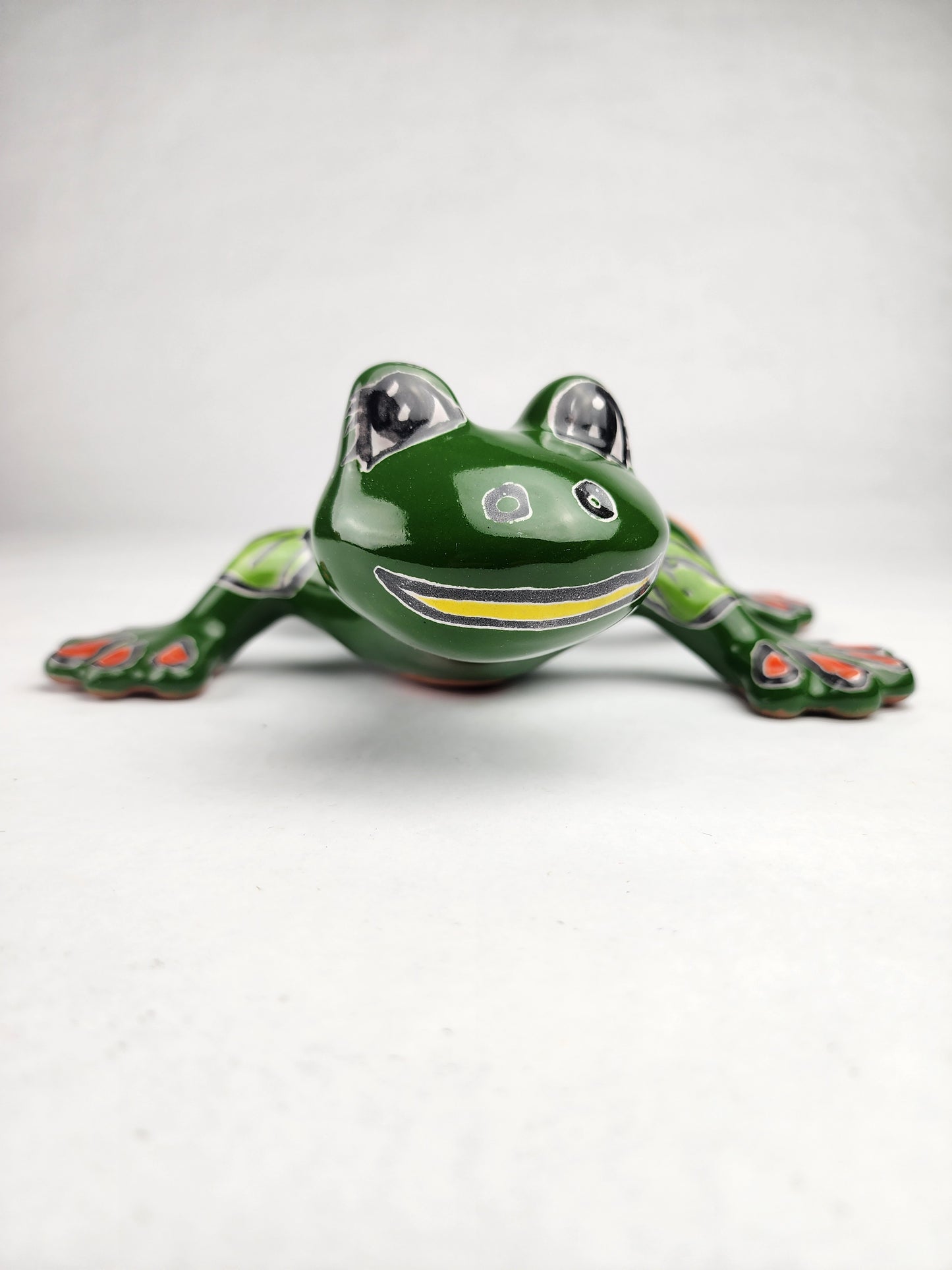 Handcrafted Green Talavera Salamander – Mexican Ceramic Gift