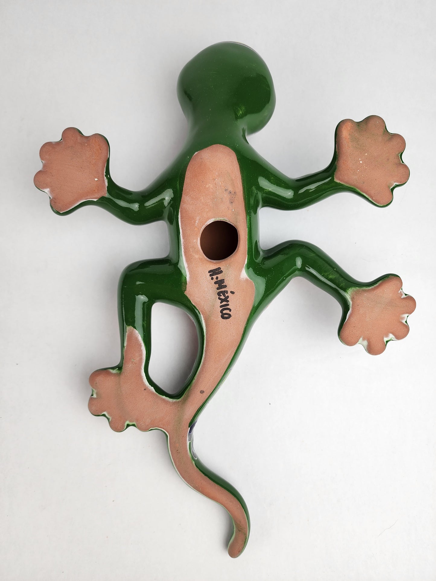 Handcrafted Green Talavera Salamander – Mexican Ceramic Gift