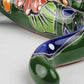 Handcrafted Green Talavera Salamander – Mexican Ceramic Gift