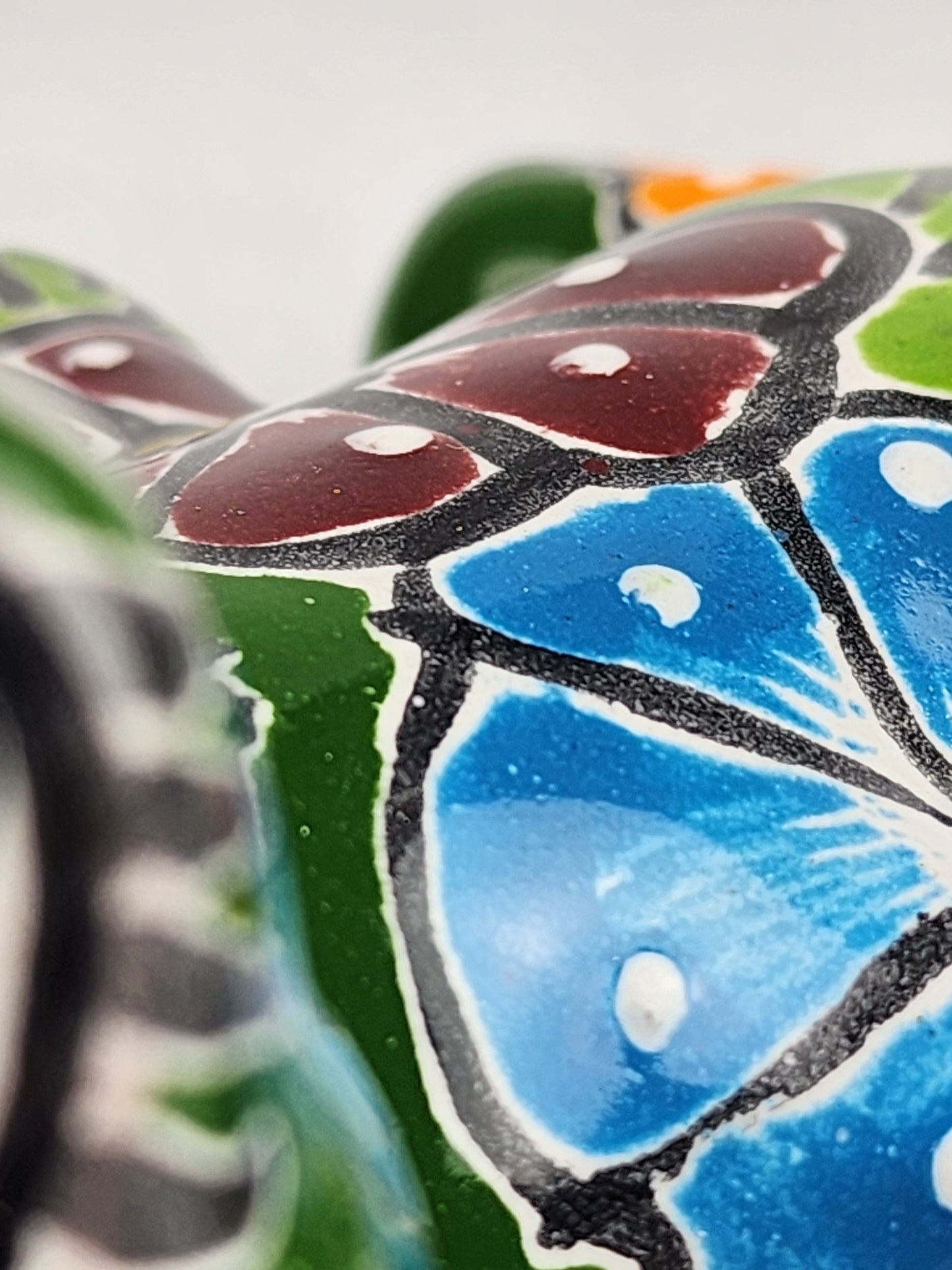 Handcrafted Green Talavera Salamander – Mexican Ceramic Gift