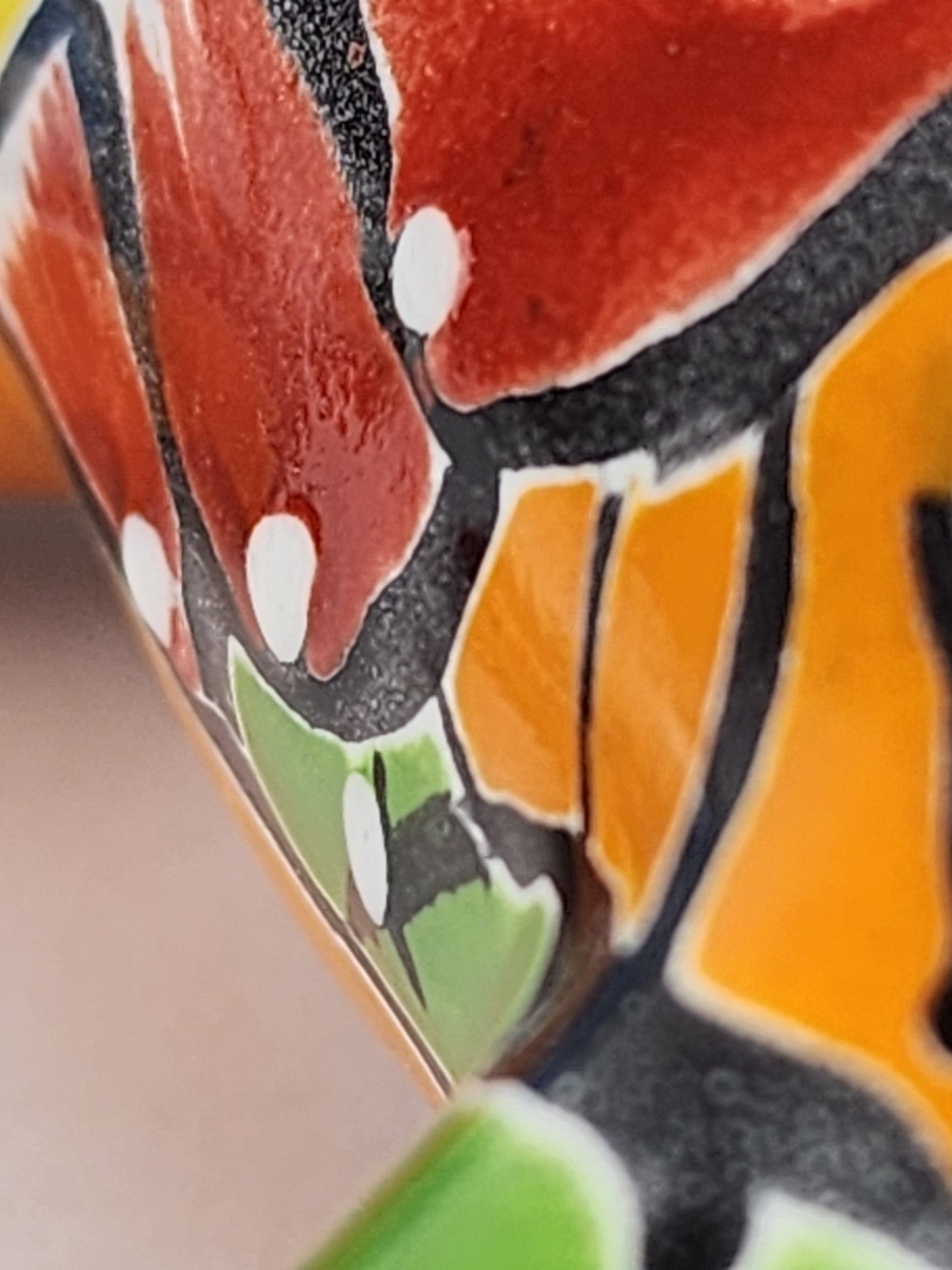 Red Talavera Frog – Handcrafted Mexican Garden Decor