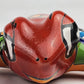 Red Talavera Frog – Handcrafted Mexican Garden Decor