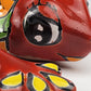 Red Talavera Frog – Handcrafted Mexican Garden Decor