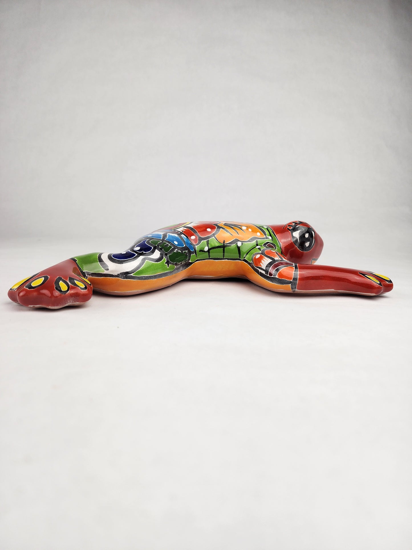 Handcrafted Red Talavera Frog – Mexican Folk Art Gift