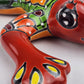 Handcrafted Red Talavera Frog – Mexican Folk Art Gift