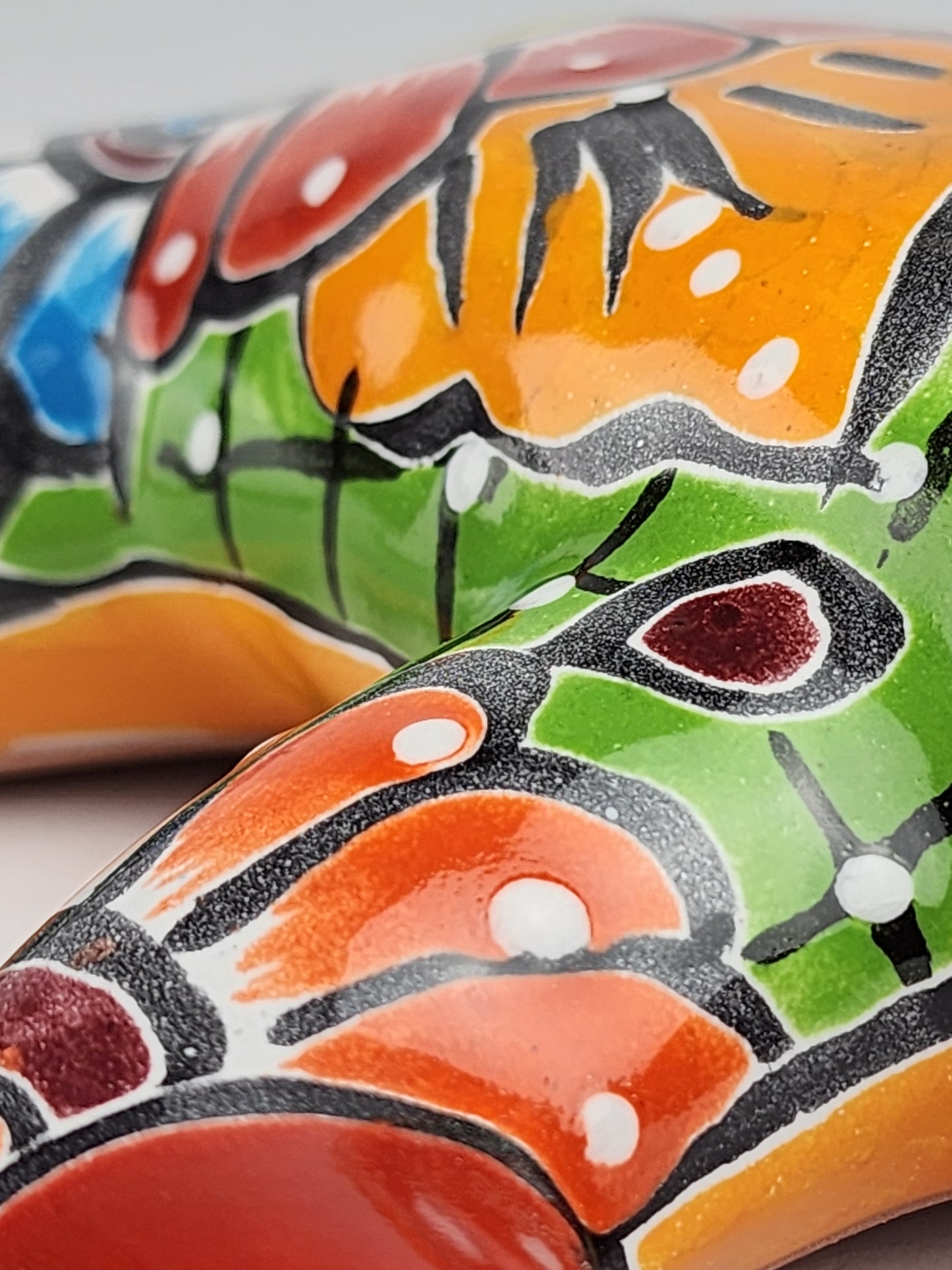 Handcrafted Red Talavera Frog – Mexican Folk Art Gift
