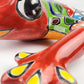 Red Talavera Frog – Handcrafted Mexican Folk Art Decor