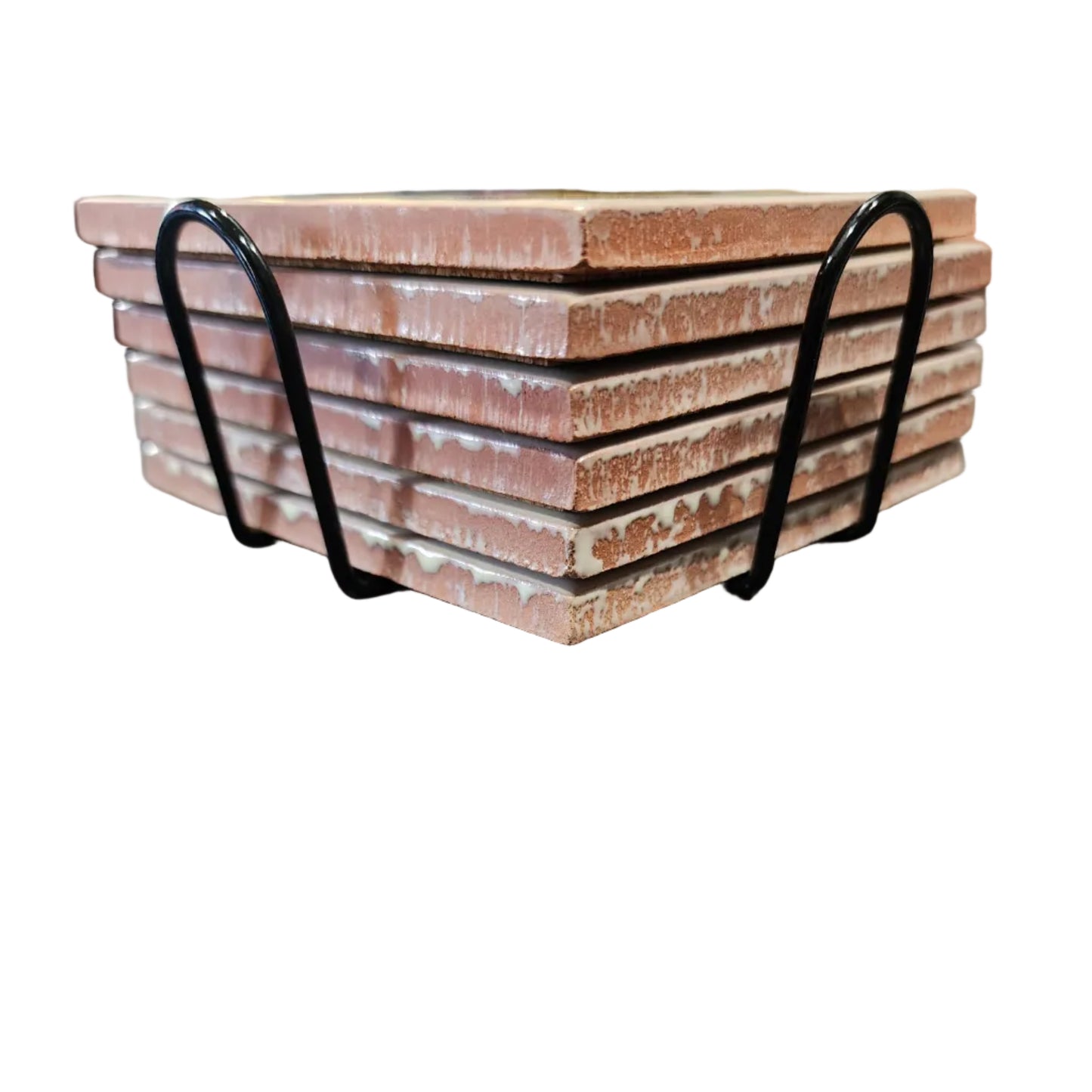 Birds & Nature Lotería Coaster Bundle – 4-Piece Mexican Ceramic Set