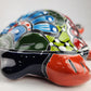Talavera-Style Ceramic Turtle Figurine | Red-Orange & Multicolor Mexican Folk Art