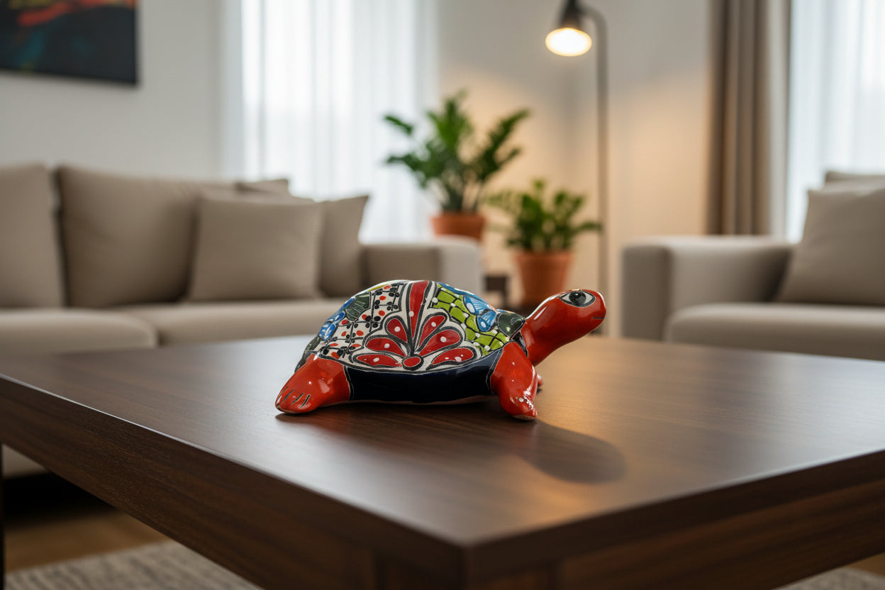 Colorful turtle decorative item 