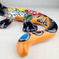 Blue Talavera-Style Gecko – Handcrafted Mexican Folk Art Décor