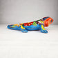 Talavera-Style Ceramic Iguana Wall Décor | Mexican Folk Art Accent