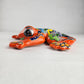 Orange Talavera-Style Frog – Handcrafted Mexican Folk Art Décor