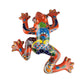 Colorful ceramic talavera style frog