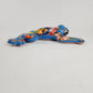Sky Blue Talavera-Style Frog – Handcrafted Mexican Folk Art Décor