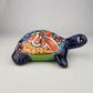 Talavera-Style Ceramic Turtle Figurine 8.5" – Mexican Folk Art Décor