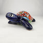 Talavera-Style Ceramic Turtle Figurine 8.5" – Mexican Folk Art Décor
