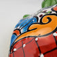 Green Talavera-Style Turtle Figurine 9.5" – Mexican Ceramic Garden Art
