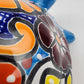 Sky Blue Talavera-Style Turtle Figurine 8.5" – Mexican Ceramic Folk Art