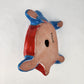 Sky Blue Talavera-Style Turtle Figurine 11" – Mexican Ceramic Garden Accent