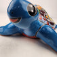 Sky Blue Talavera-Style Turtle Figurine 11" – Mexican Ceramic Garden Accent
