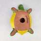 Green Talavera-Style Turtle Figurine 9.5" – Mexican Folk Art Décor