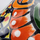 Blue Mexican Ceramic Turtle Figurine 9.5" – Talavera-Style Folk Art Décor