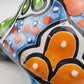 Blue Ceramic Turtle Figurine 11" – Talavera-Style Mexican Folk Art