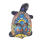 Talavera-Style Ceramic Turtle Figurine 8.5" – Mexican Folk Art Décor