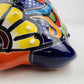 Talavera-Style Ceramic Turtle Figurine 8.5" – Mexican Folk Art Décor