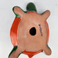 Green Talavera-Style Turtle Figurine 9.5" – Mexican Ceramic Patio Décor