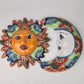 Talavera Sun & Moon Wall Décor Set – Mexican Folk Art Collection