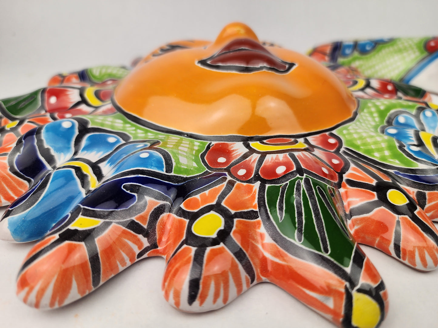 Talavera Sun & Moon Wall Décor Set – Mexican Folk Art Collection