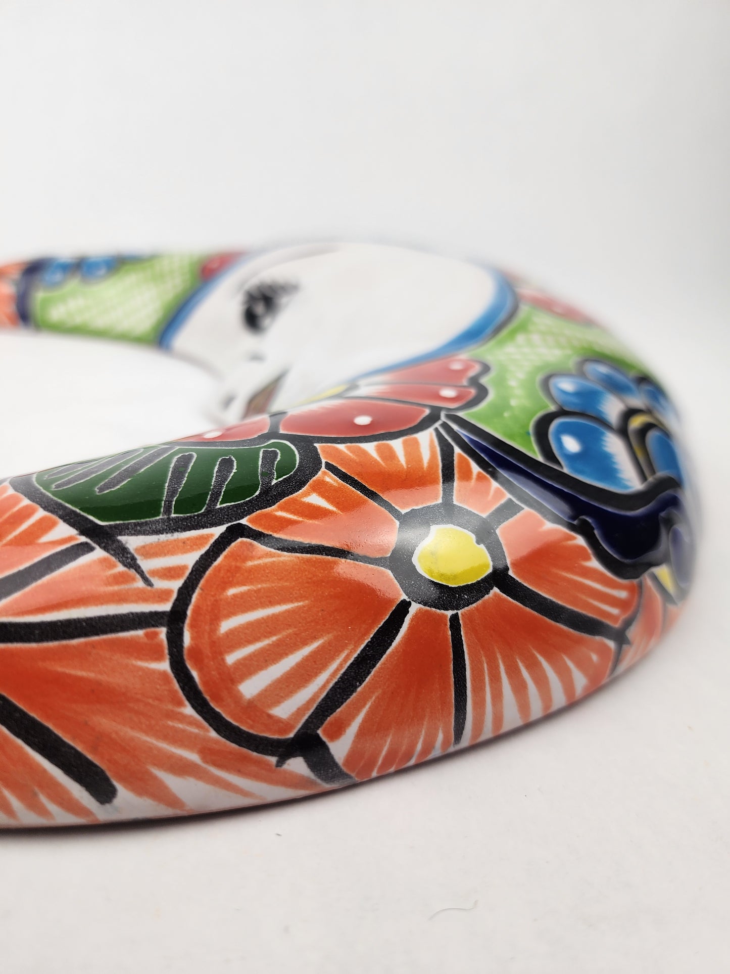 Talavera Moon Wall Décor – Mexican Folk Art Accent