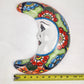 Talavera Moon Wall Décor – Mexican Folk Art Accent