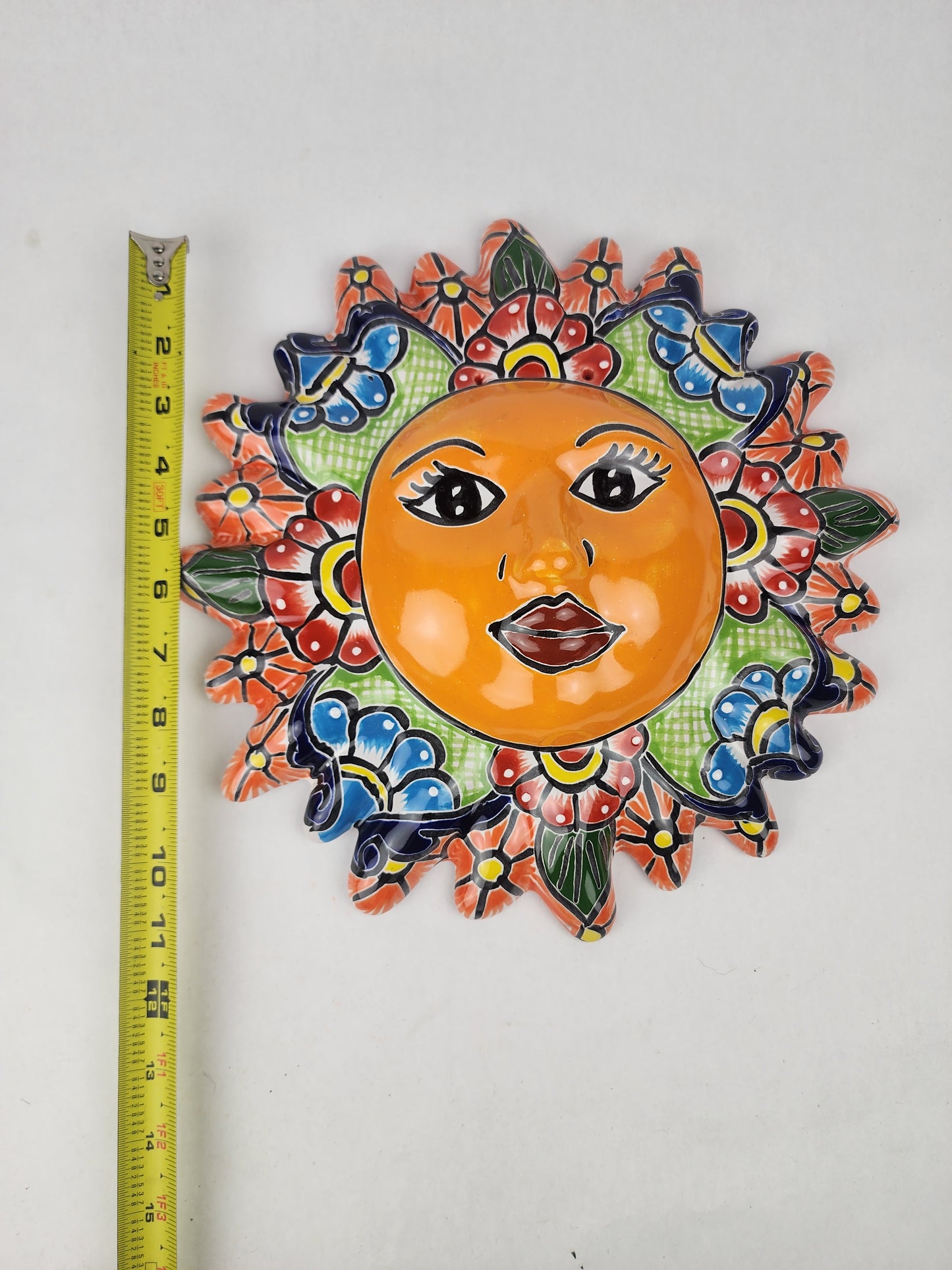 Talavera Sun & Moon Wall Décor Set – Mexican Folk Art Collection