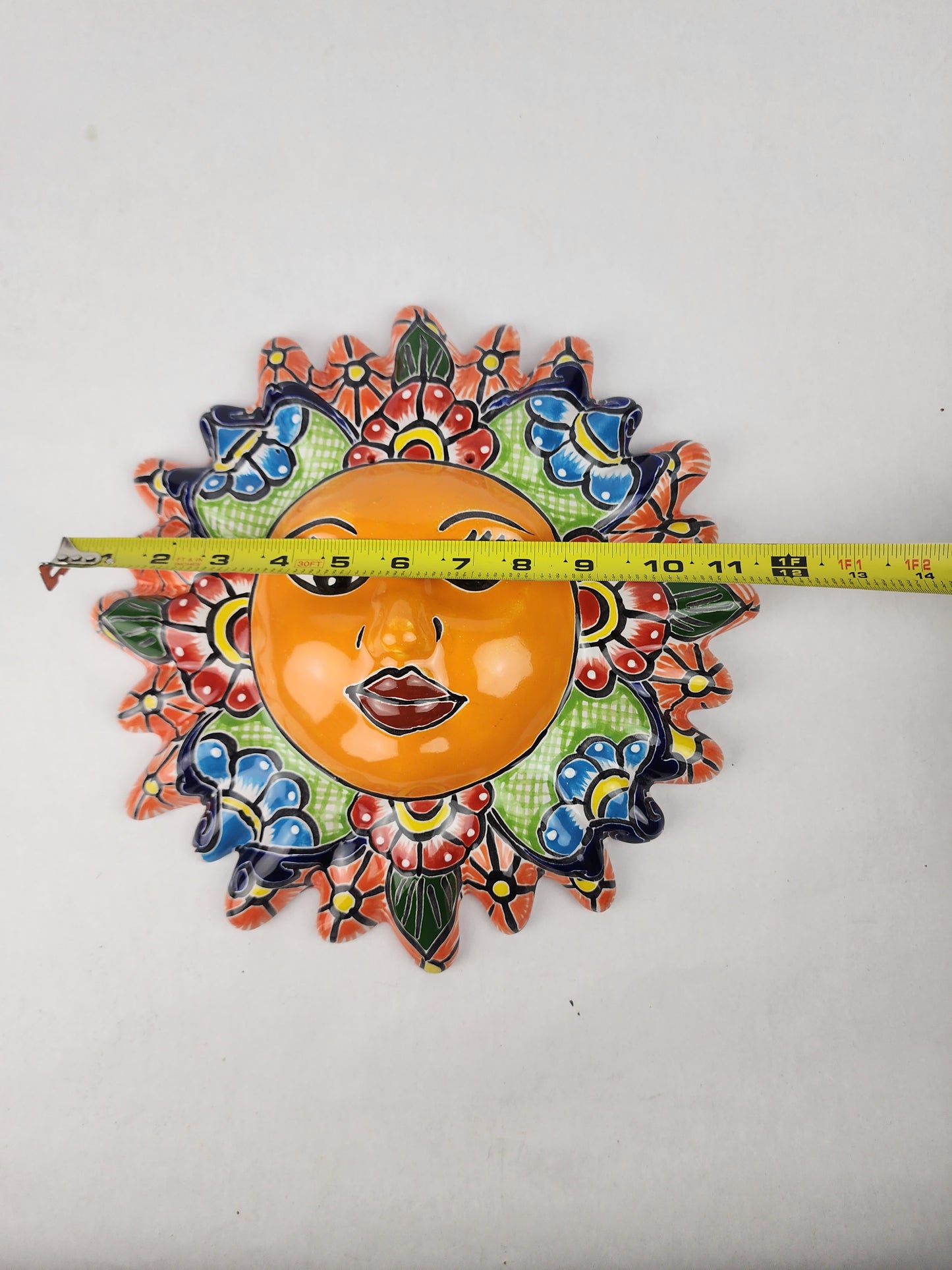 Talavera Sun & Moon Wall Décor Set – Mexican Folk Art Collection