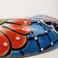 Blue Talavera Moon Wall Décor – Mexican Folk Art Accent