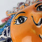 Blue Talavera Sun Wall Décor – Mexican Folk Art Accent