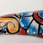 Red Talavera Moon Wall Décor – Mexican Folk Art Accent