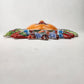 Red Talavera Sun Wall Décor – Mexican Folk Art Accent