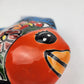 Blue & Orange Talavera-Style Fish Wall Décor 7.5" – Mexican Ceramic Folk Art