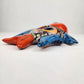 Blue & Orange Talavera-Style Fish Wall Décor 7.5" – Mexican Ceramic Folk Art